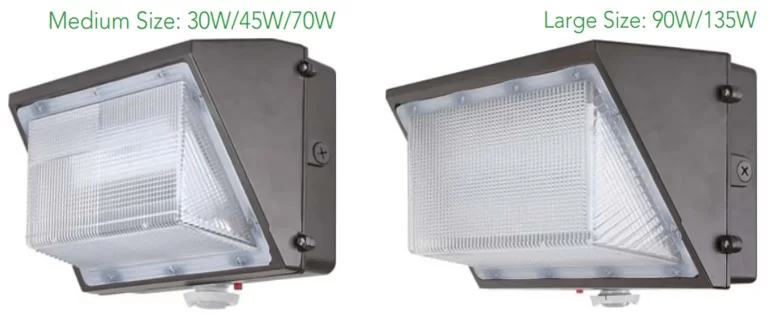 395 SERIES TRADITIONAL LED WALL PACKS - types