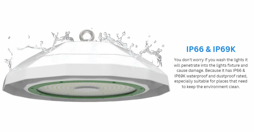 920 SERIES NSF-RATED LED UFO HIGH BAYS - water resistance
