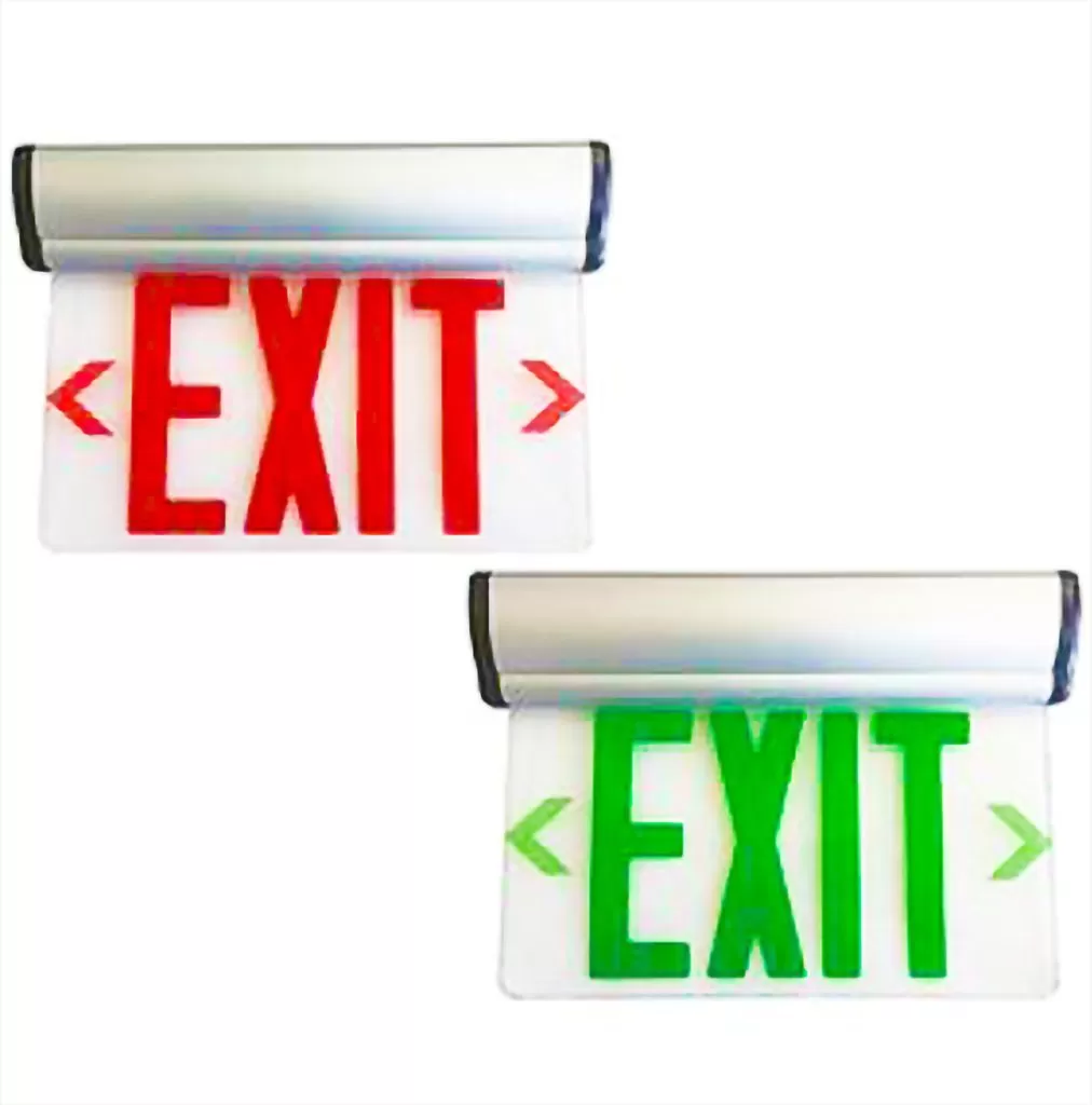 exit signs with lights