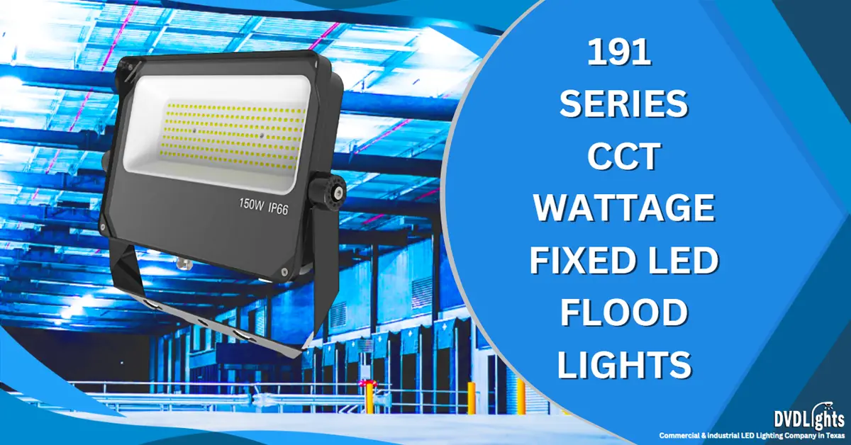 CCT Wattage Fixed LED Flood Light: Optimize Radiance | DVDLights