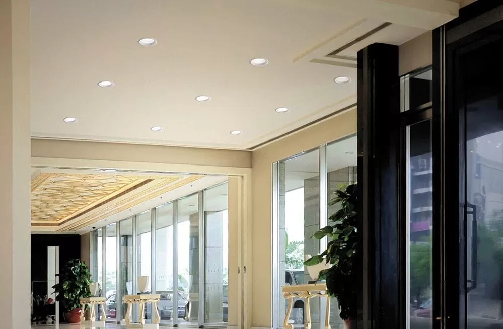 dimmable led downlights in the office